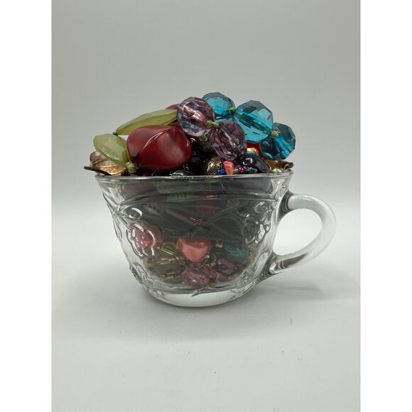 Vintage Anchor Hocking Savannah Punch Cup Mystery Jar - Picture 1 of 5